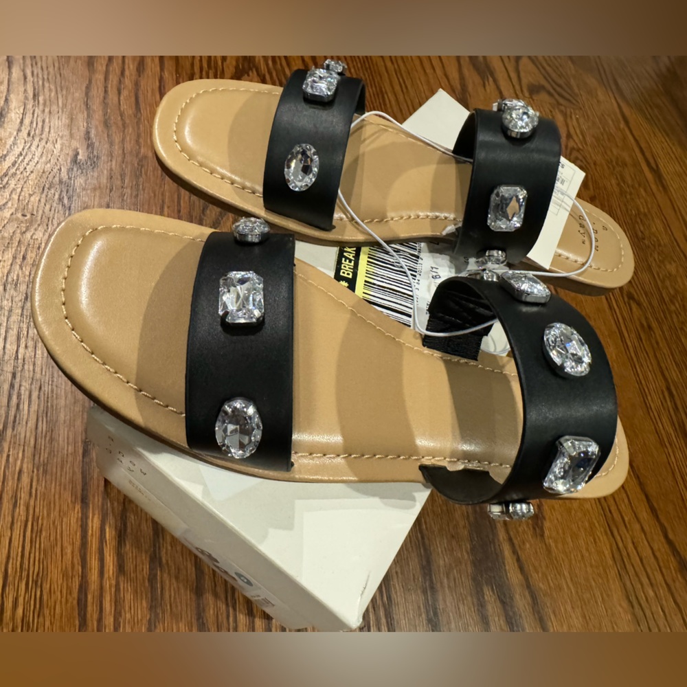 Black Gem Sandals